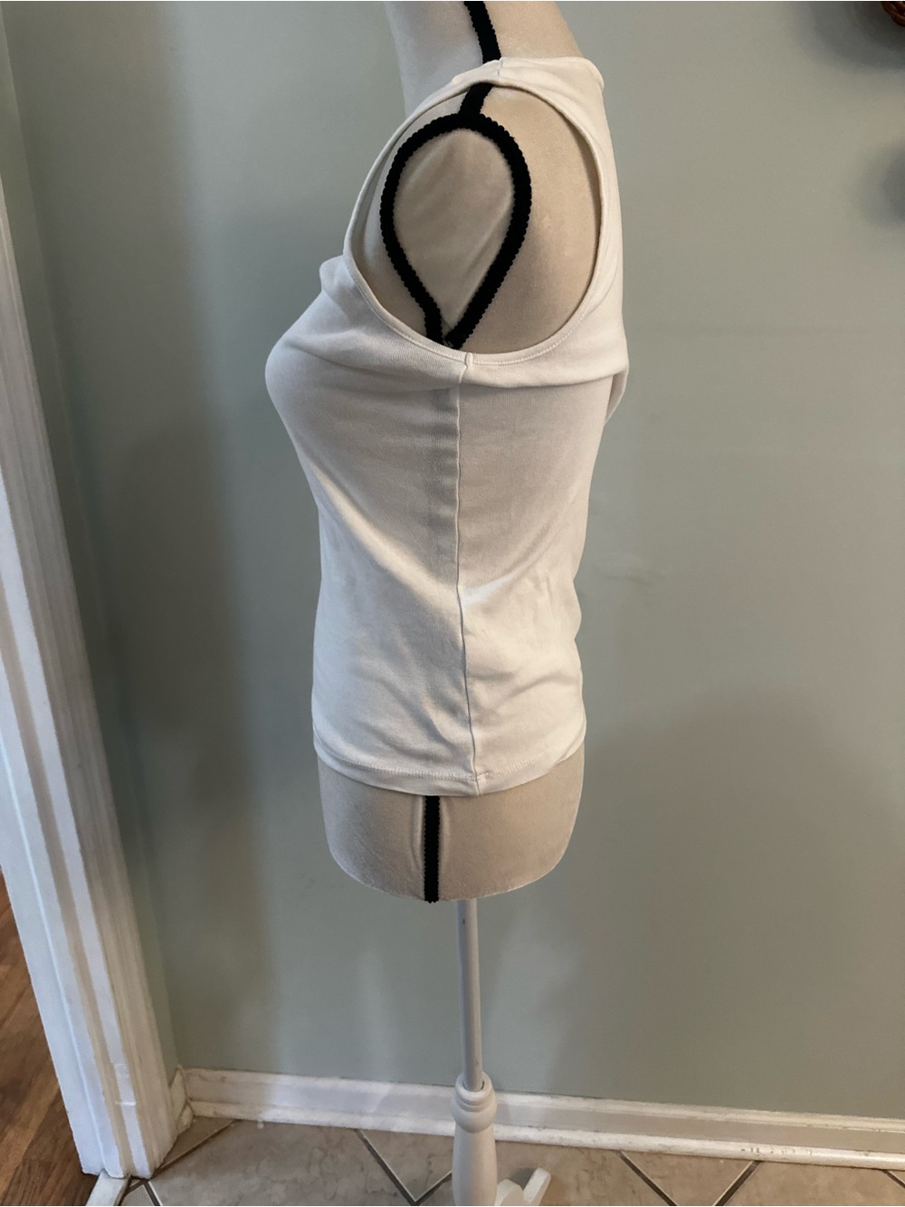 J. Crew White Scoop Neck Tank Top - Picture 2 of 4